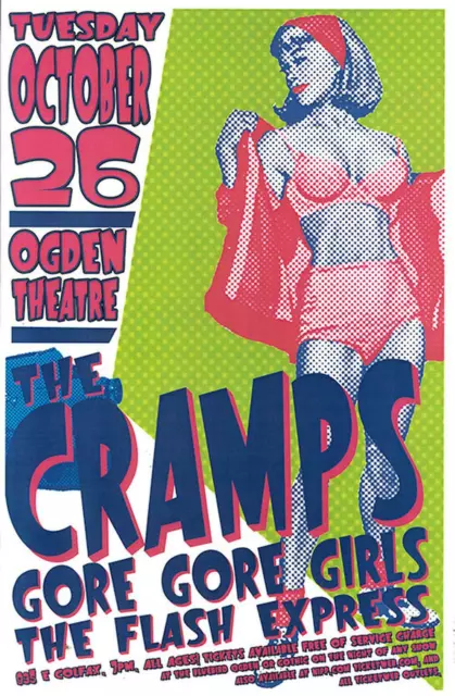 Cramps Denver 2004 Concert Poster