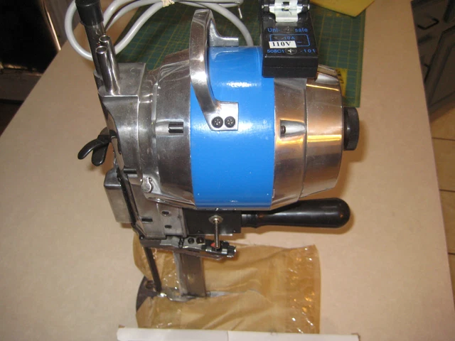 VEVOR Fabric Cloth Cutter Blue 8" Cutting Machine W/ accessories