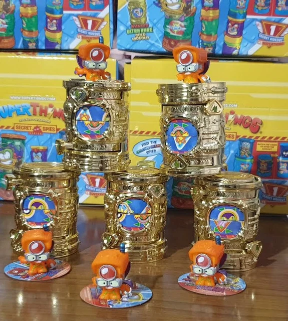 SUPERTHINGS SECRET SPIES serie Oculus Max y guarida dorada Gold