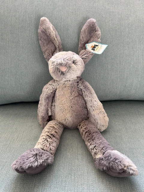 JELLYCAT PUDDLE BUNNY NWT Cottontail Long Legs Rabbit Retired 2015 Rare ...