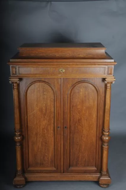 Gründerzeit Armadietto/Vertico Um 1870, Rovere Chiaro O-225