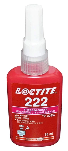 ONE DAY Loctite 222 50 ml colla blocco vite super filettato