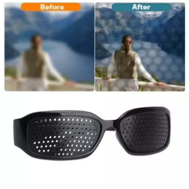 Eyewear Pinhole Glasses Training Eyesight Improvement Care Vision BEST