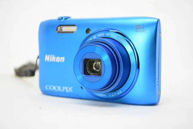 【美品】Nikon COOLPIX S3600 青 ブルー Amazon | Nikon デジタルカメラ COOLPIX S3600 8倍ズーム 2005万