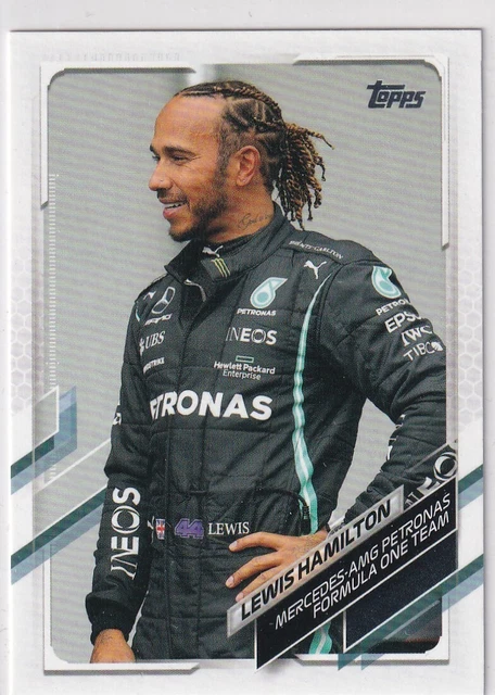 Topps 2021 Flagship Formula 1 / Formule 1 Numéro 40 Lewis Hamilton