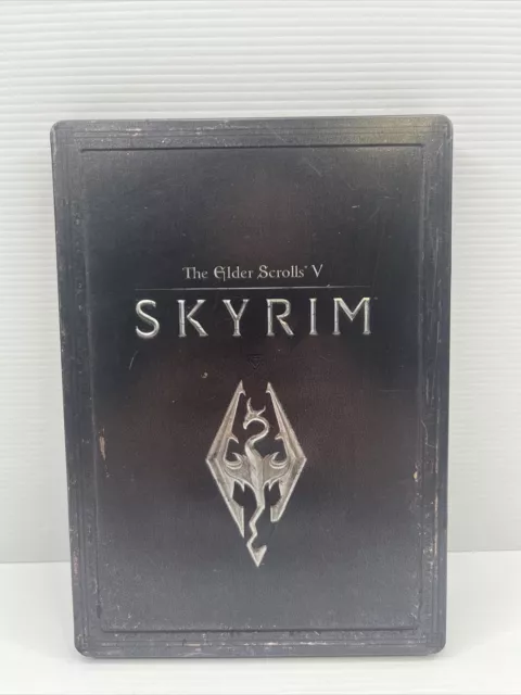 The Elder Scrolls V Skyrim PS3 Sony Playstation 3 Game & Steel Case & Map/Cards