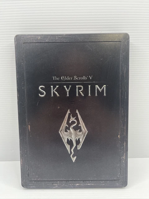 The Elder Scrolls V Skyrim PS3 Sony Playstation 3 Game & Steel Case & Map/Cards