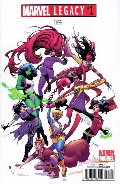 Marvel Legacy #1 Reeder Women Of Marvel 1:25 Incentive Variant Cover