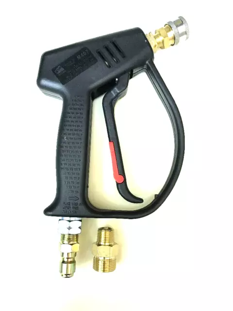 MTM M407 M22 (15mm I.D.)Twist Connect  Pressure Washer Gun W/Coupler For Tips