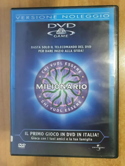 Dvg Dvd Game Chi Vuol Essere Milionario ? Dvd Game Ex Noleggio Italiano