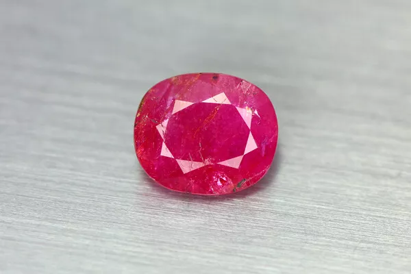 3.720 Ct Amzing Earth Mined Unique Natural Top Blood Red Natuarl Unheated Ruby