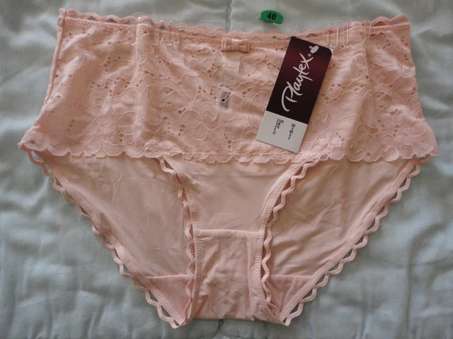 Slip/Boxer Rosa Juno - Dentelle Rose Poudré - Taille XXXL (équivalent XXL Petit) - Neuf Avec étiquettes