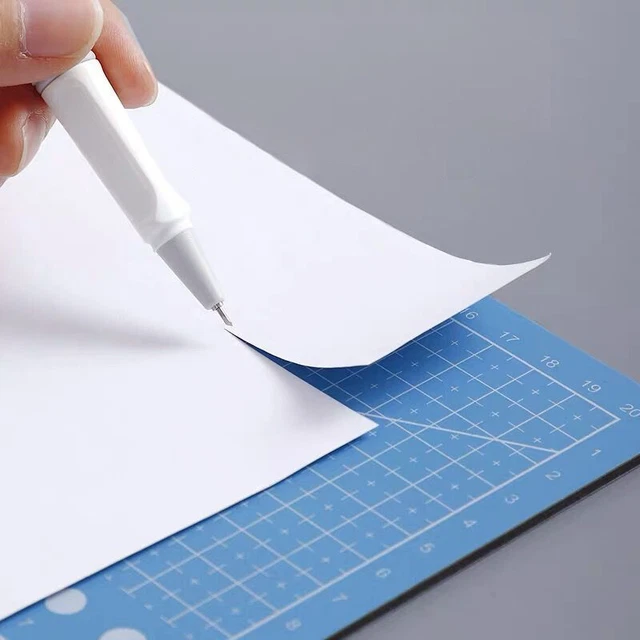 1pc Pen Type Hand Account Pen Knife Sticker Stickers Art Seal Paper Cutter ❤TH