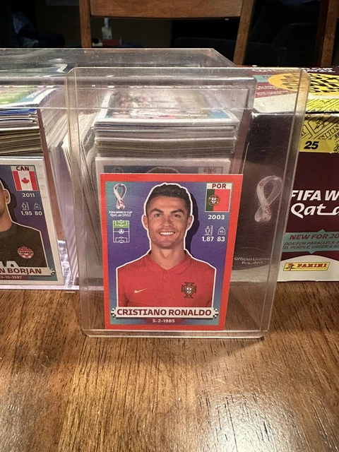Parallel Panini Sticker CRISTIANO RONALDO RED Parallel Panini FIFA World Cup Qatar 2022 Album ...
