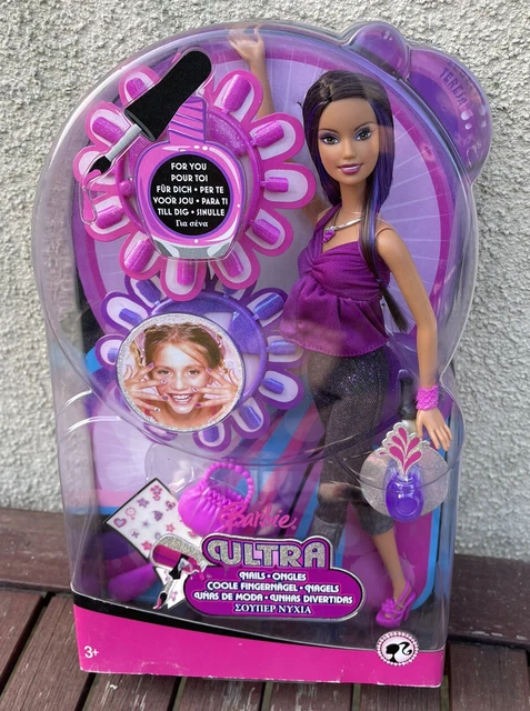 Sac De Transport Barbie Fashion Fever - Étui Rangement Pour Poupée Mattel Années 2000