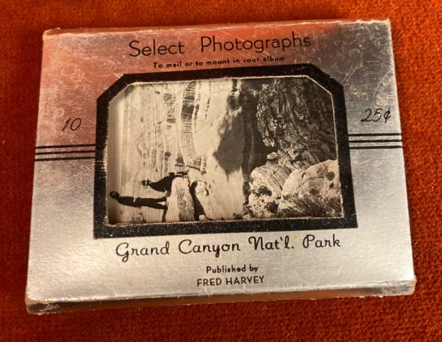 Vintage Fred Harvey Select Photographs Souvenir Book Grand Canyon National Park