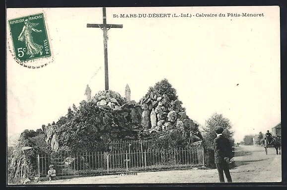 Carte Postale Ancienne Guenrouet (44) – Le Calvaire St Clair – Collection Bretagne