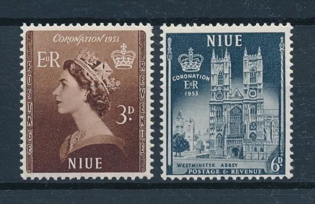 [112475] Niue 1953 Royalty coronation Elizabeth  MNH