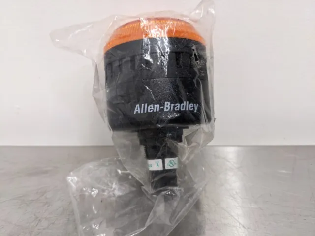 Allen-Bradley 855PC-B20LE522 Amber Light and Sound Alarm 240 VAC 63mA Ser A