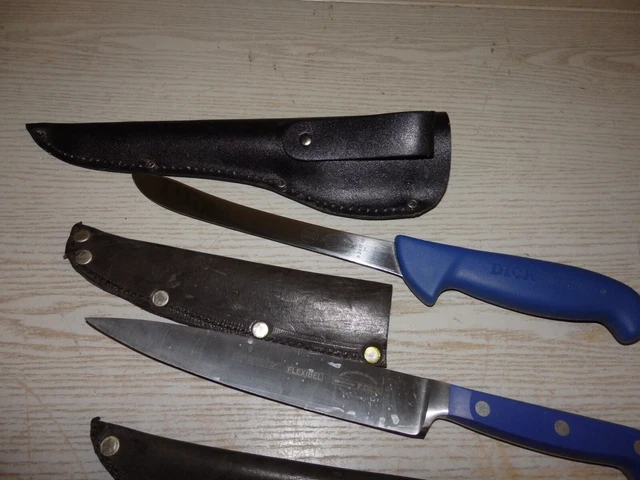 3 Messer F.Dick 82417 18 mit Leder Hülle 2