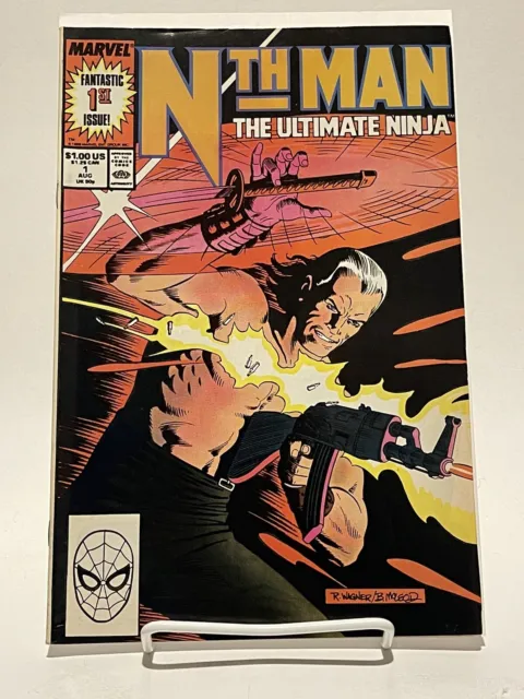 Nth Man #1 1989 Copper Age Marvel Comic The Ultimate Ninja
