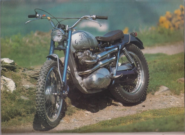 Motorcycle TRI-GREEVES 500 cc scrambler  collection