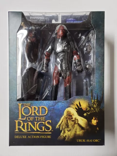 DIAMOND SELECT TOYS The Lord of The Rings Series 4 Uruk-Hai Orc Action ...