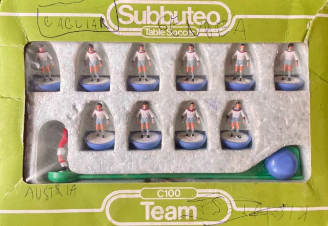 Squadra Subbuteo lw WEST HAM UNITED 2nd AWAY.