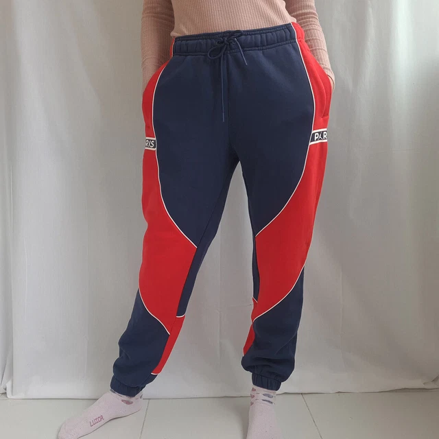 NUOVO! Joggers da donna Jordan Paris taglia S PSG Nike Pantaloni della tuta