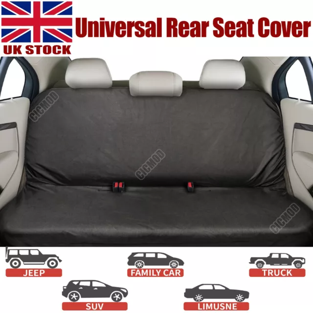 Car Van Back Seat Cover Universal Auto Rear Bench Protector Pet Dog Seat Cover