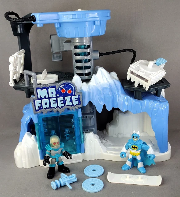 IMAGINEXT DC SUPER friends Mr Freeze & Batman Arctic HQ Lair & Action ...