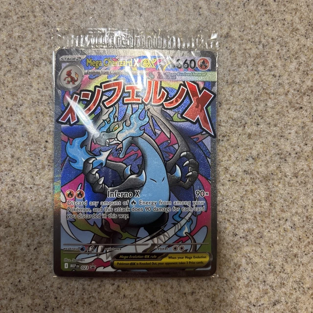 POKÉMON TCG MEGA Charizard X Ex UPC Promo Sealed!! £62.13 - PicClick UK
