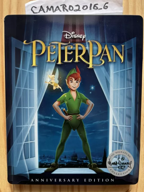 Peter Pan Blu-Ray+DVD Best Buy Exclusive SteelBook(NO DIGITAL-NO SLIPCOVER)GREAT