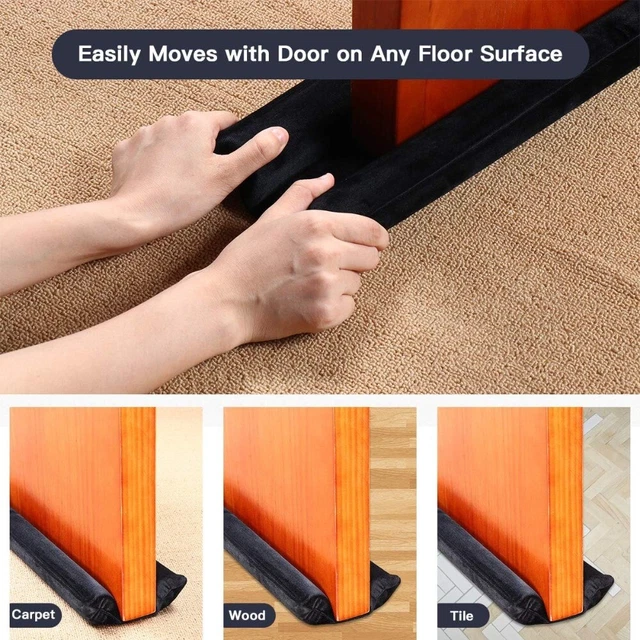 Foam Under Door Draft Stopper Sound Insulation Sealing Strip  Winter