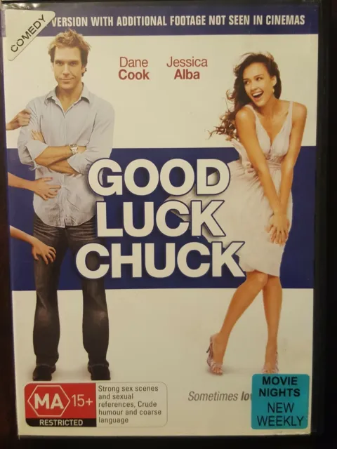 GOOD LUCK CHUCK - Jessica Alba, Dane Cook  DVD  PAL Region 4    FREE POST