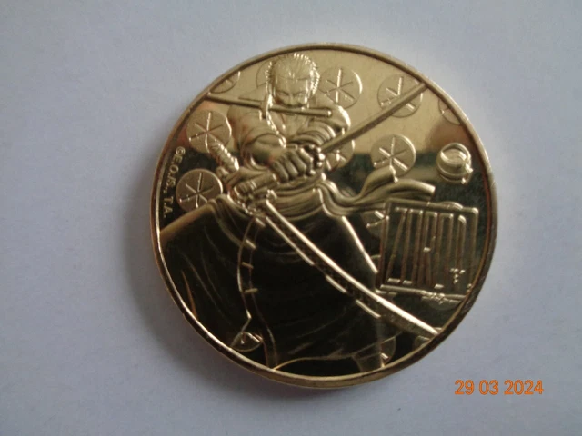 ONE PIECE ZORO monnaie de paris 2024 mini médaille EUR 5,00 - PicClick FR