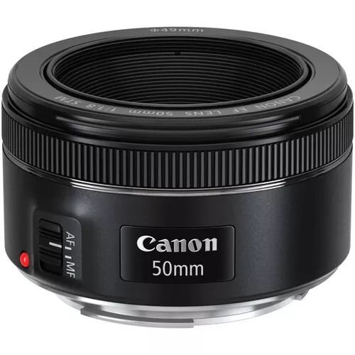 Canon EF 50mm f/1.8 STM Lens (Black) 0570C002 - AUTHORIZED CANON DEALER