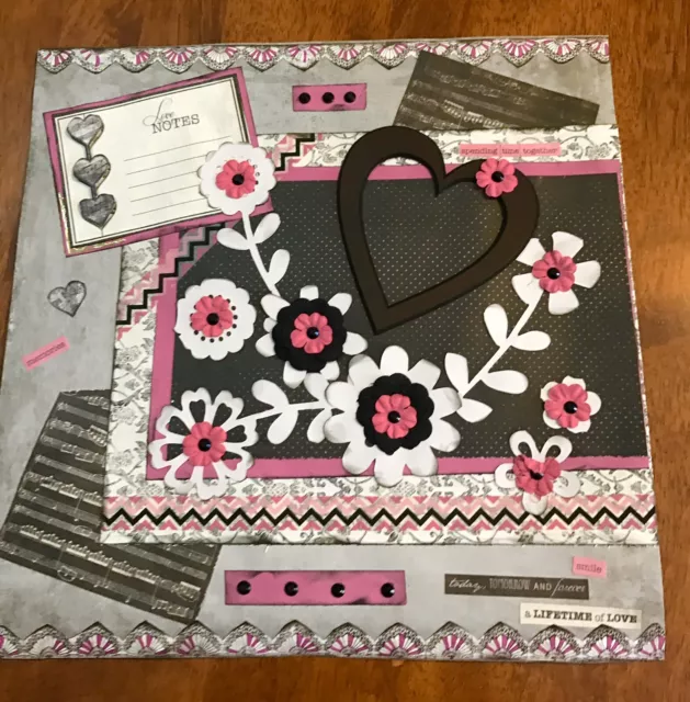 Handmade Scrapbook Page Layout 12 X 12