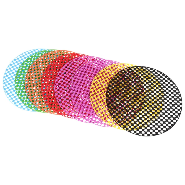 8 piezas almohadillas pinzas de goma para taza montaña rusa multiuso PVC