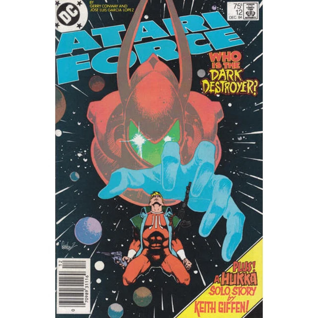 Atari Force (1984 series) #12 Newsstand in Fine + condition. DC comics [i