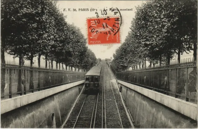 CPA PARIS (19th) Le Metro Mount (560699)