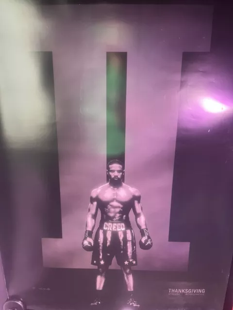 Creed Ii, Original Theatrical Movie Poster, 27x40 Double Sided.