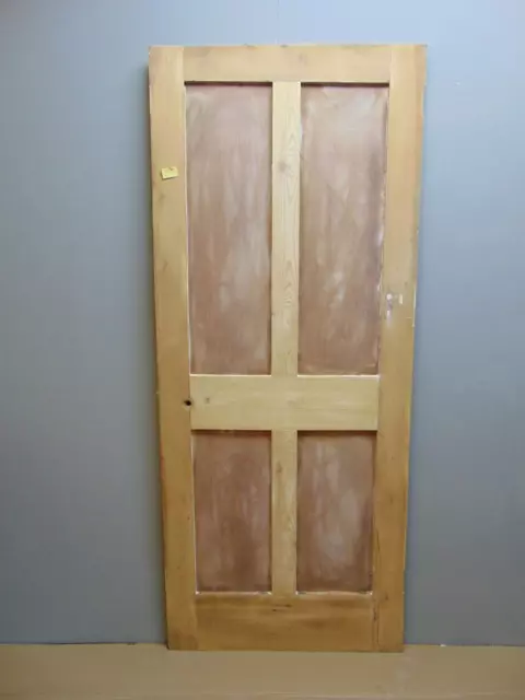 Door  31 3/4" x 75 1/2"  Pine Victorian  4 Panel Internal Wooden ref 242D