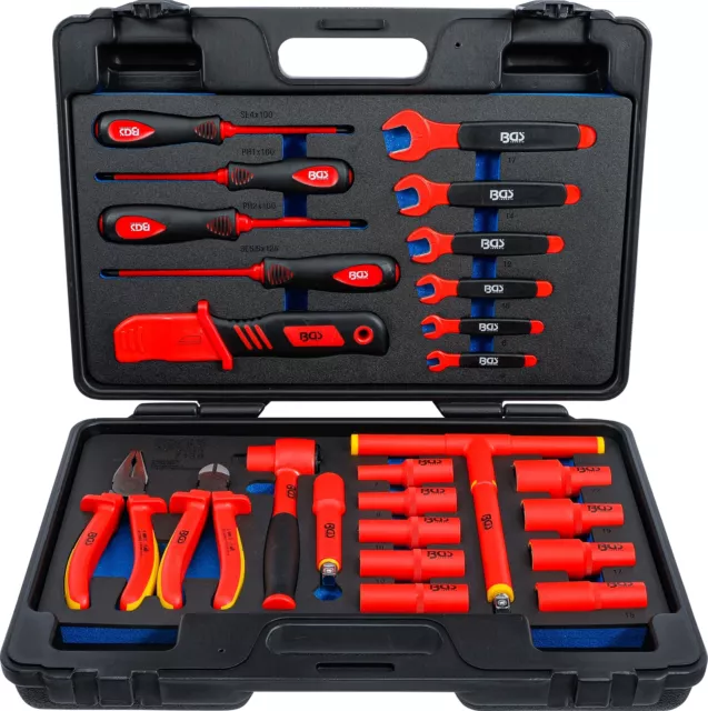 Caisse 26 outils isolé VDE 1000 V tournevis pince clé cliquet douille couteau él