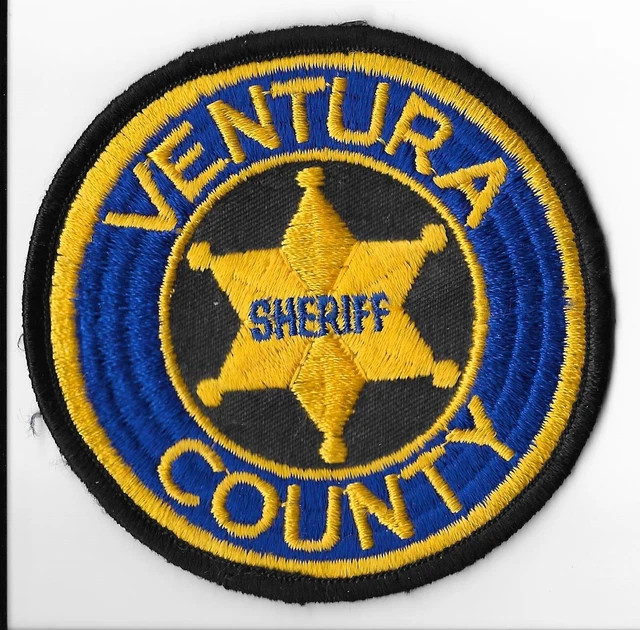 VENTURA COUNTY SHERIFF'S office, California Shoulder Patch V1 9.75