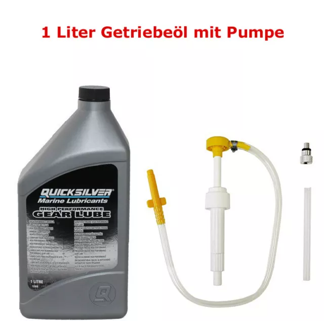 Quicksilver Getriebeöl Oil f. Z-Antrieb High Performance Gear Lube mit Pumpe