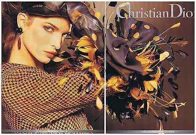 8 pages Publicité Christian Dior été 1986 Haute couture advertising fashion pub 