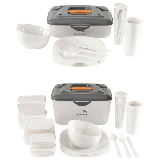 Easy Camp scatola picnic 30 pezzi cerf L plastica vidaXL