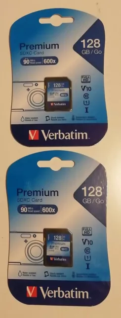 Verbatim Premium 128GB SDXC UHS-I Karte  - 54522 Speicherkarte SDXC Card 128 GB