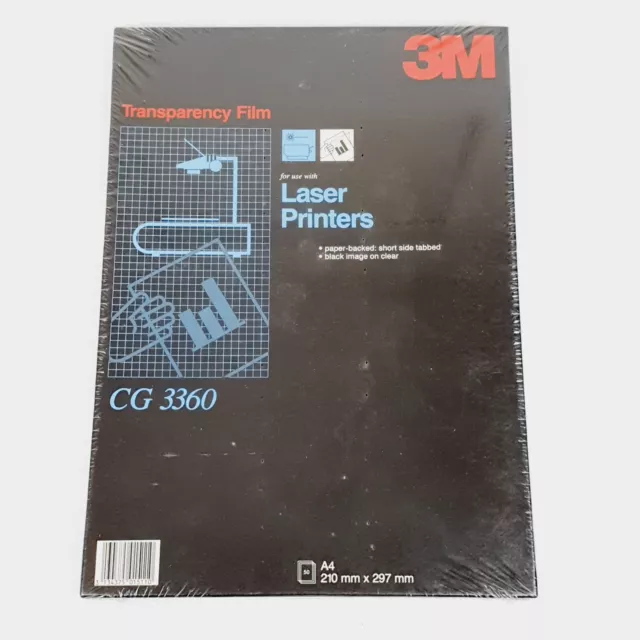 3M Transparency Film for Inkjet Printers CG3480 (35 Pack)